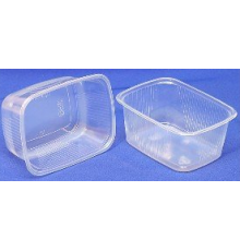 Контейнер У-Ю прям 250мл ДНО+КРЫШКА 108*82*48 (100/1000)