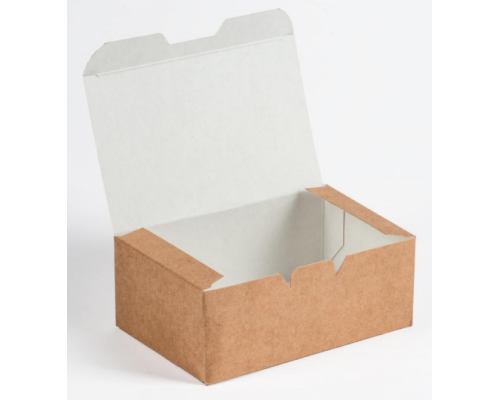 Коробка ECO FAST FOOD BOX S 115*75*45мм (уп25/кор600) крафт купить в Челябинске в Упакофф Коробка ECO FAST FOOD BOX S 115*75*45мм (уп25/кор600) крафт купить в Челябинске в Упакофф