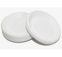 Тарелка пластиковая 220мм Чайковский белая 50/2100