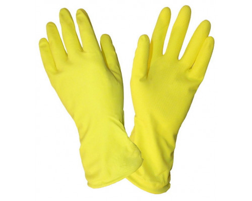 Перчатки резиновые хозяйственные L (12шт/упак) купить в Челябинске в Упакофф