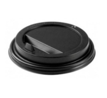 Крышка для стакана бум черная TLS-80 с закр питейником 100/1000