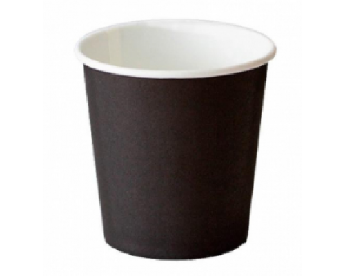 Стакан бумажный 250мл D80 260гр/м2 черный (уп1000шт) купить в Челябинске в Упакофф