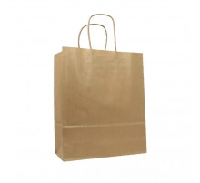 Пакет бумажный с круч. ручками 450*350*150 крафт М (уп250)