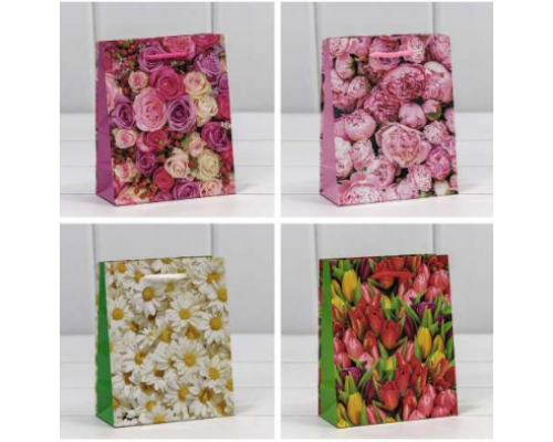 Пакет бумажный с ручками 12*15*5,5 Клетка А купить в Челябинске в Упакофф