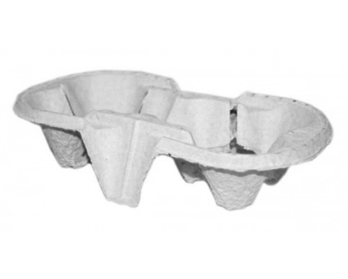 Держатель для 2-х стаканов 193*108*42мм серый (уп 150) купить в Челябинске в Упакофф