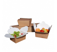 Упаковка ECO FOLD BOX 900мл для лапши и вторых блюд (168x132x53) (уп60/кор240)