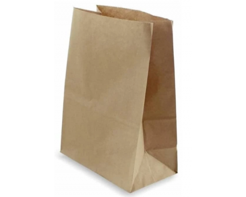 Пакет бумажный с квадр.дном 290*180*120 крафт М купить в Челябинске в Упакофф