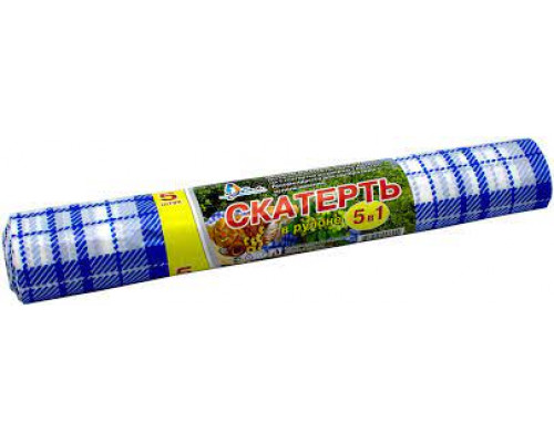 Скатерть 110*9м ПЭ в рулоне клетка в ассортименте купить в Челябинске в Упакофф