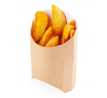 Упаковка для картофеля ФРИ Eco Fry M 50*105*110 (уп50/1200кор) крафт