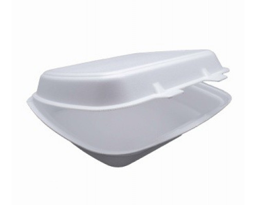 Ланч-бокс ЛСП 24206-1 247*208*63 1 секц белый облегченный 2 замка СибПол (уп130) купить в Челябинске в Упакофф