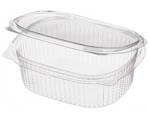 Контейнер-ракушка У-Ю КС Кр-500 158*129*55 ПЭТ для холодных блюд (уп700) купить в Челябинске в Упакофф