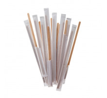 Размешиватель деревянный 18см в индивидуальной упаковке (уп 250)