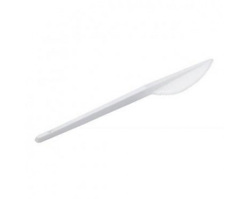 Нож столовый 160мм ПСП белый 200шт (уп4000) купить в Челябинске в Упакофф
