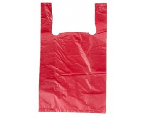 Майка ПНД 30+16*50 18мкм НУЛЕВКА красный уп 100шт (пак 1000) Союз-пакет купить в Челябинске в Упакофф