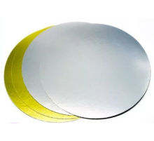 Подложка для торта 3,5 d200мм зол/жемчуг