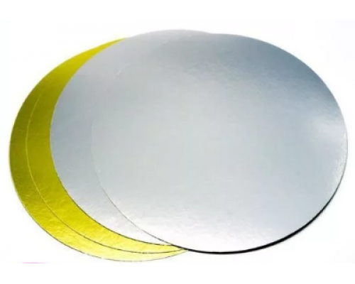 Подложка для торта 3,5 d200мм зол/жемчуг купить в Челябинске в Упакофф