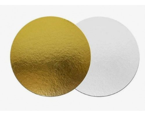 Подложка для торта 3,5 d200мм зол/белый купить в Челябинске в Упакофф