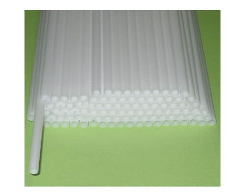 Трубочка полимерная для шаров белая 5,4*380мм (уп 100шт) купить в Челябинске в Упакофф