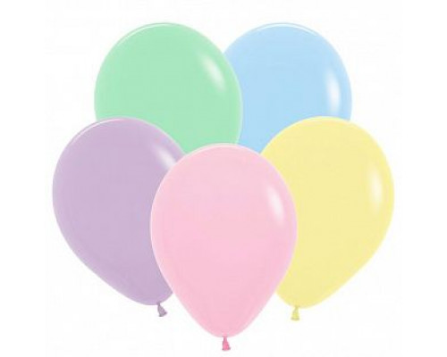 Шар латексный 12"/30см матовые Макаронс ассорти SEMPERTEX (уп 100шт) купить в Челябинске в Упакофф