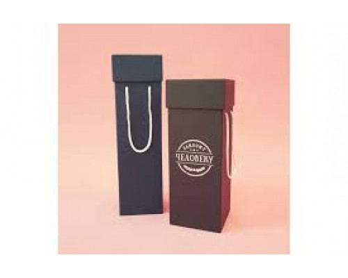 Коробка подарочная 10,5*10,5*28 Под бутылку Важному человеку БРАВО купить в Челябинске в Упакофф