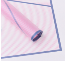 Пленка матовая в листах 58*58 (20шт) матовая в полоску Розовый