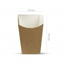 ECO Snack Cup M 53*110*72мм для ФРИ
