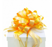 Бант-шар 11см/d-38,5см Комбо песочный с желтым (уп 10шт) ВЕСЕЛУХА