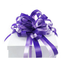 Бант-шар 11см/d-38,5см Комбо фиолетовый с нежно-розовым (уп 10шт) ВЕСЕЛУХА