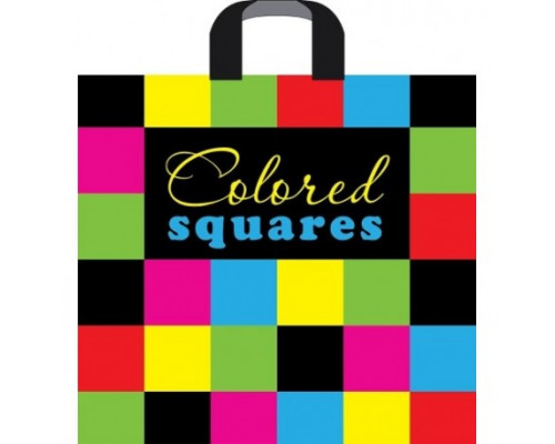 Пакет ПЭ с петлевой ручкой 40*36 60мкм В АССОРТИМЕНТЕ купить в Челябинске в Упакофф