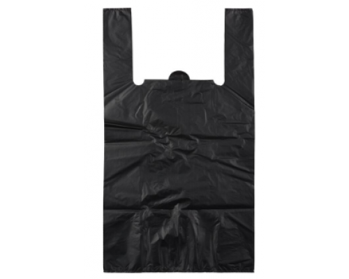 Майка ПНД 30+16*55 15мкм НУЛЕВКА черный уп 100шт (пак 1000) Союз-Пакет купить в Челябинске в Упакофф