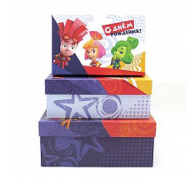 Коробка подарочная 23*16*9,5 Фиксики БРАВО