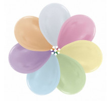 Шар латексный МЕТАЛЛ 12"/30см АССОРТИ (уп 50шт) DECOBAL