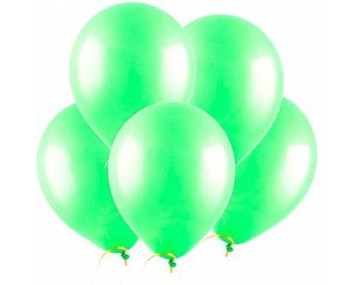 Шар латексный 12"/30см пастель зеленые ВЕСЕЛУХА (уп 100шт) купить в Челябинске в Упакофф