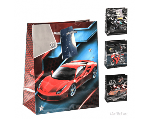 Пакет бумажный с ручками 12*15*6 микс 23 февраля купить в Челябинске в Упакофф