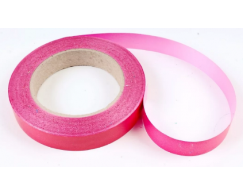 Лента декоративная 2см 50м гладкая без тиснения цвет в ассортименте