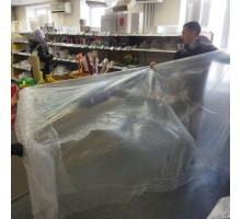 Пленка ВП. Воздушно-пузырчатая пленка 2-х слойная 1500мм 100м 2сл 35гр эконом (метраж)