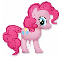 Шар фольгированный 40"/94*102см Пони Розовая FLEX METAL