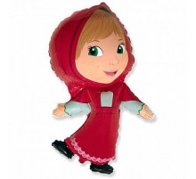 Шар фольгированный 39"/99*61см Красная шапочка без металлизации FLEX METAL