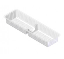 Контейнер Коррекс КР-2475 2 секции белый 240*70