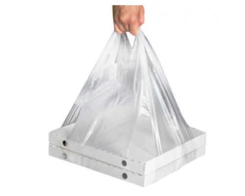 Майка ПНД 32+24*60 14мкм под коробку для пиццы прозрач уп 50шт (пак 1000) купить в Челябинске в Упакофф