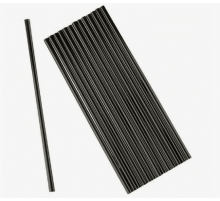 Трубочки для коктейля прямые желтые 100шт L-200мм d-8мм в инд упаковке