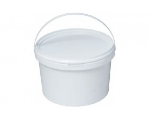 Ведро пищевое 10л с крышкой белое (уп 40) купить в Челябинске в Упакофф