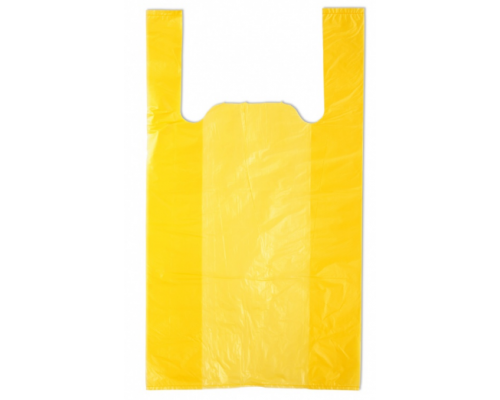Майка ПНД 30+16*55 20мкм НУЛЕВКА желтый уп 100шт (пак 1000) Союз-Пакет купить в Челябинске в Упакофф