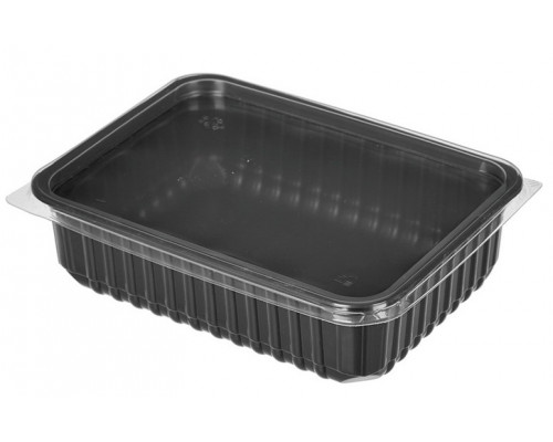 Контейнер ЮУП 750мл прям черн ДНО 179*132*50