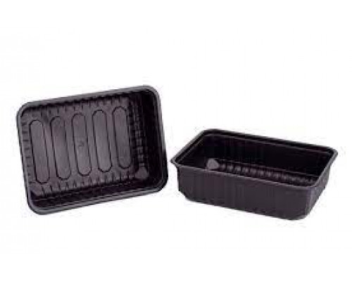 Контейнер ЮУП 750мл прям черн ДНО 179*132*50