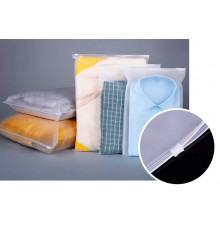 Пакеты матовые 350*450 140мкм с слайд защелкой (бегунком)