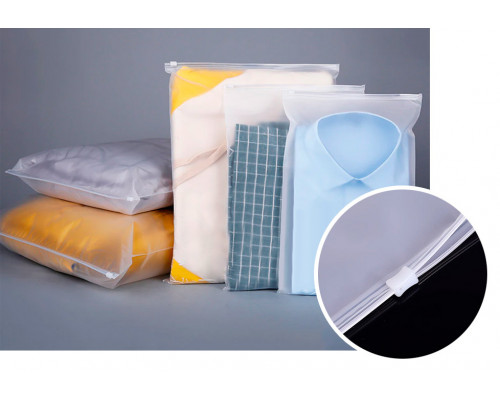 Пакеты матовые 350*450 140мкм с слайд защелкой (бегунком) купить в Челябинске в Упакофф