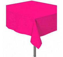Скатерть 137*274см ДЕЛЮКС фуксия ТМ ВЕСЕЛУХА