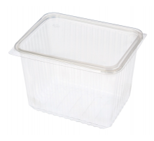 Контейнер прям 2000мл ДНО + КРЫШКА 186*132*122 (100/1000) CLP