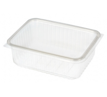 Контейнер прям 1000мл ДНО + КРЫШКА 186*132*63 (100/1000) CLP